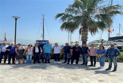 Yunanistan'ın Midilli Adası Belediye Başkanı Stratis Kytelis'ın İzmir Marina Ziyareti