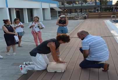 İzmir Marina'da İlkyardım Eğitimi